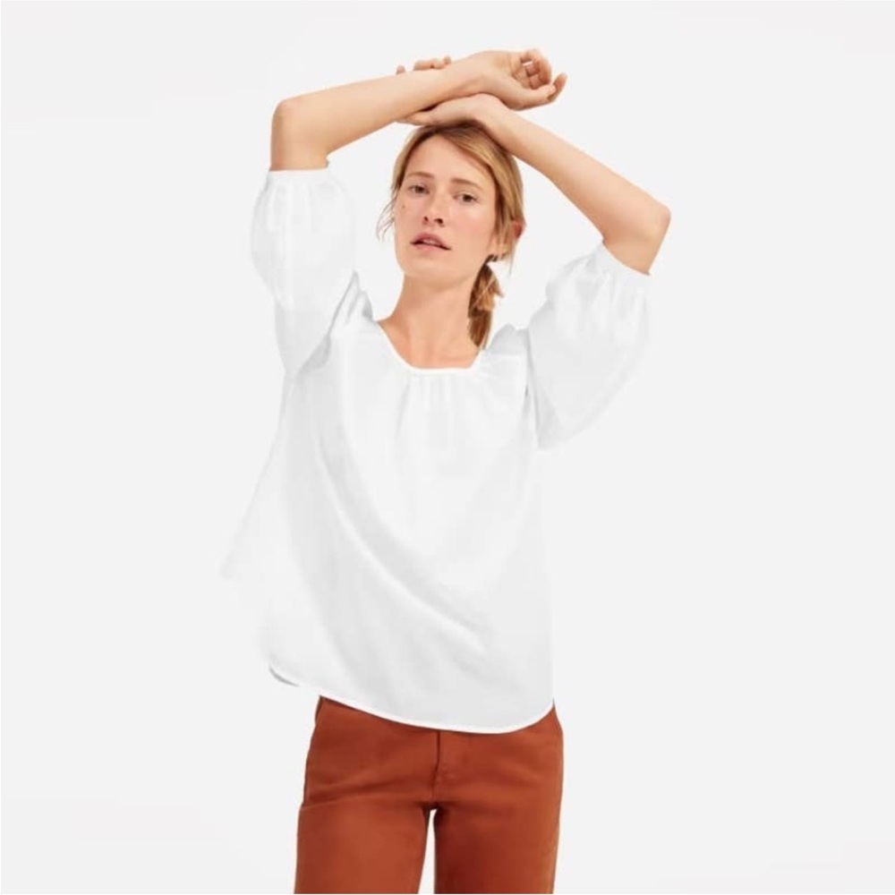 Everlane 10 Ruched Air Blouse
